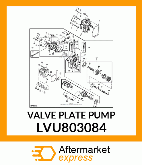 VALVE PLATE PUMP LVU803084