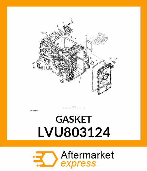 PACKING W/O MID PTO LVU803124