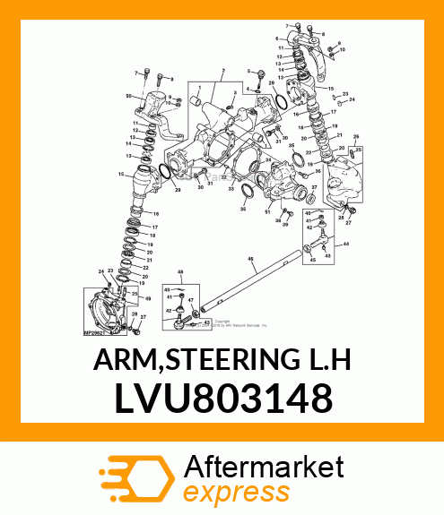 ARM,STEERING L.H LVU803148