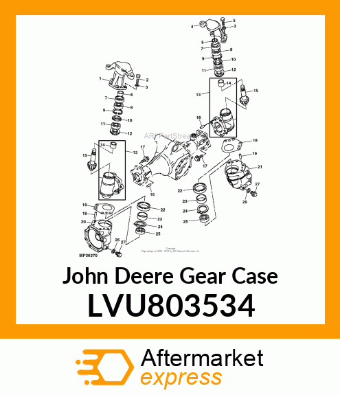 CASE, FRONT GEAR LVU803534