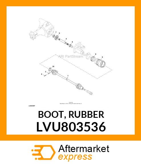 BOOT, RUBBER LVU803536