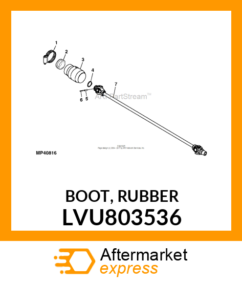 BOOT, RUBBER LVU803536