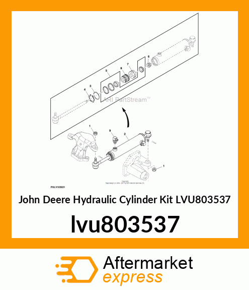 STEERING CYLINDER ASSEMBLY lvu803537