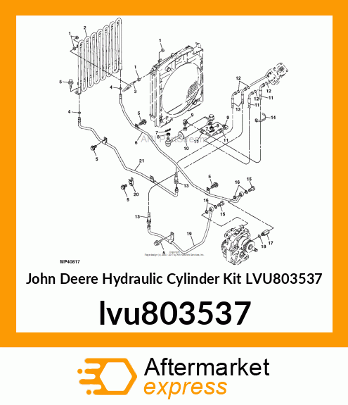 STEERING CYLINDER ASSEMBLY lvu803537