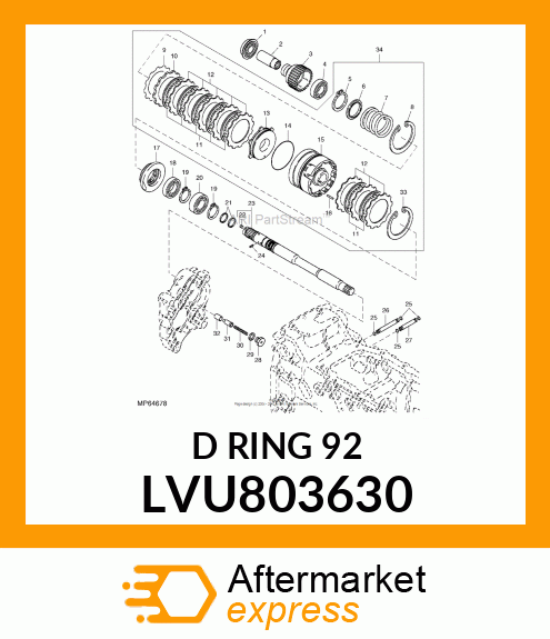D RING 92 LVU803630