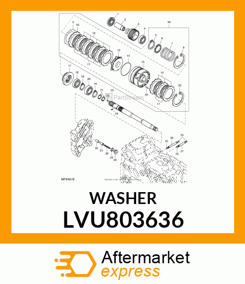 WASHER LVU803636