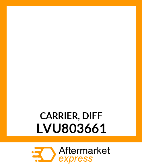 CARRIER, DIFF LVU803661