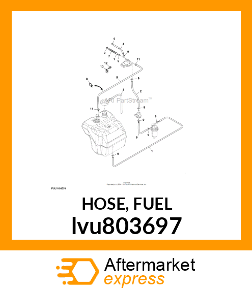 HOSE, FUEL lvu803697