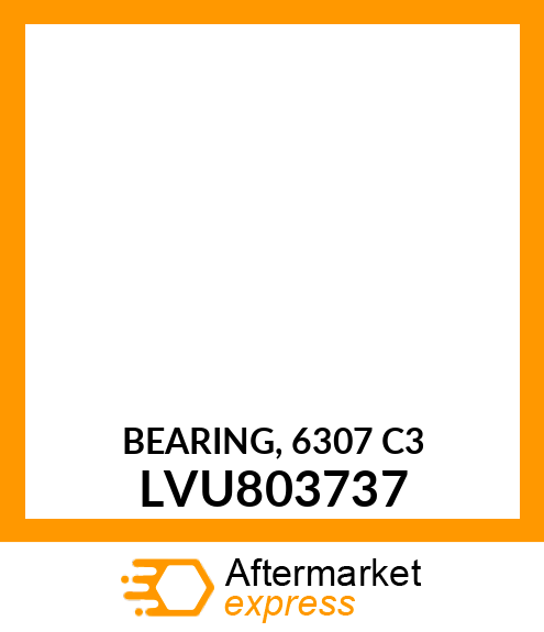 BEARING, 6307 C3 LVU803737
