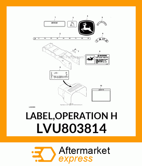 LABEL,OPERATION H LVU803814