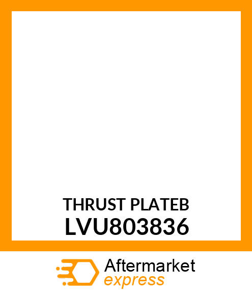 THRUST PLATEB LVU803836