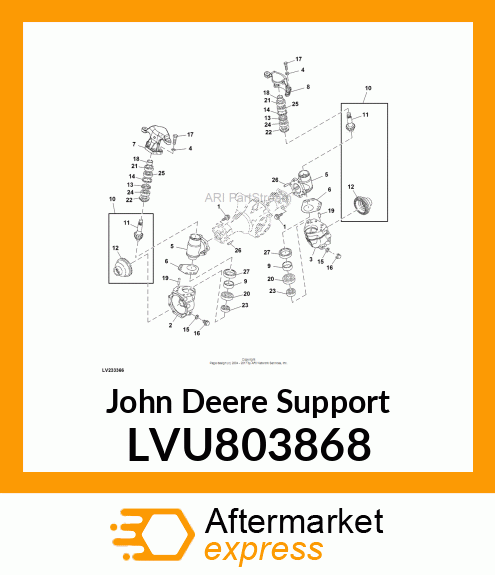 SUPPORT, KING PIN LH LVU803868