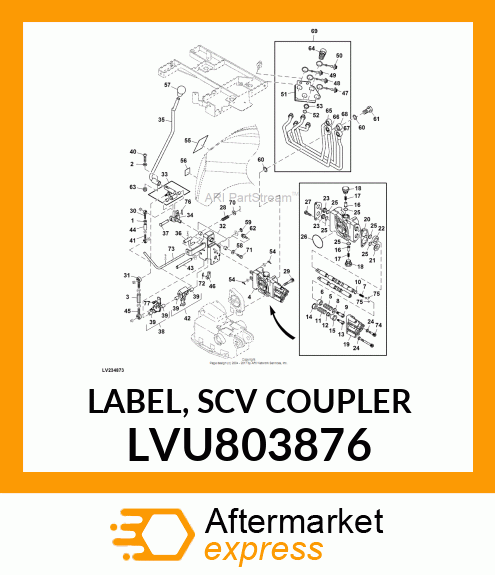 LABEL, SCV COUPLER LVU803876