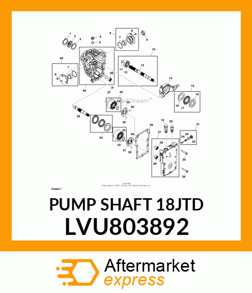 PUMP SHAFT 18JTD LVU803892