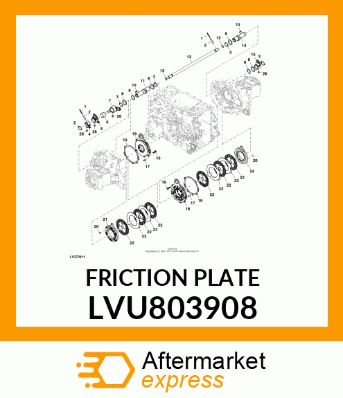 FRICTION PLATE LVU803908