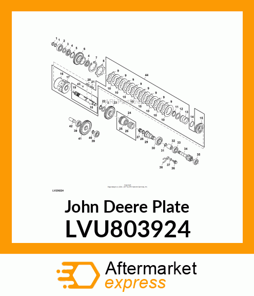 FRICTION PLATE 80 LVU803924