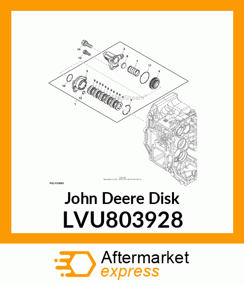 DISK, FRICTION PLATE 40 LVU803928