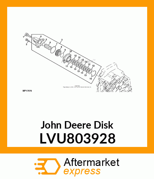 DISK, FRICTION PLATE 40 LVU803928