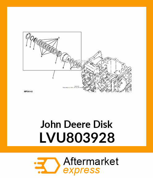 DISK, FRICTION PLATE 40 LVU803928