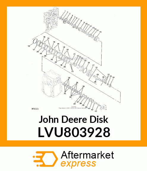 DISK, FRICTION PLATE 40 LVU803928