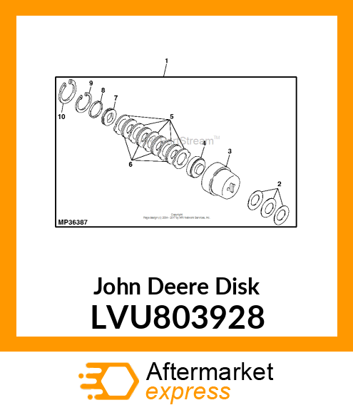 DISK, FRICTION PLATE 40 LVU803928