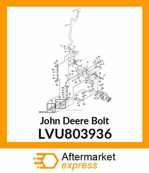 BOLT,ROUND HEAD 8X35 LVU803936