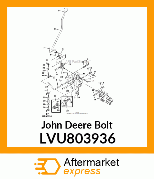 BOLT,ROUND HEAD 8X35 LVU803936