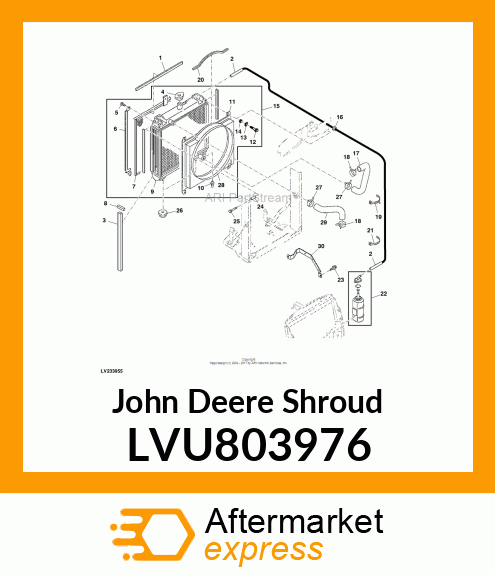 SHROUD, FAN LVU803976