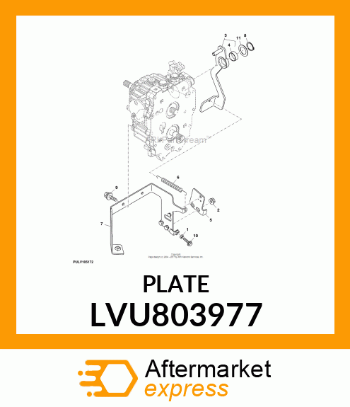 PLATE, SENSOR LVU803977