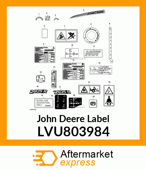 LABEL, FUSE LVU803984