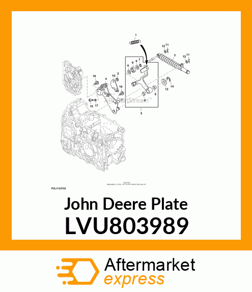 PLATE, SENSOR LVU803989