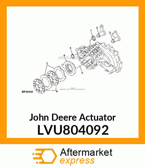 ACTUATOR L.H. LVU804092