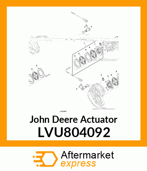 ACTUATOR L.H. LVU804092