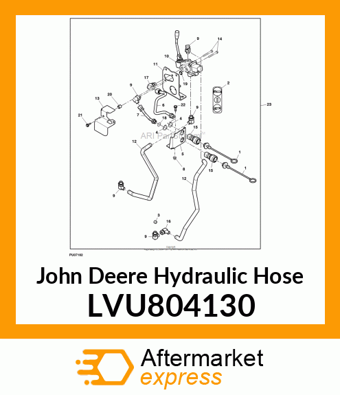 HOSE,3RD SCV LVU804130