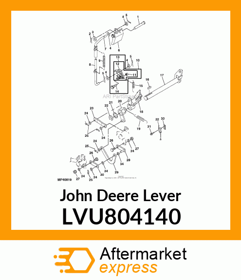 LEVER, PARKING LVU804140