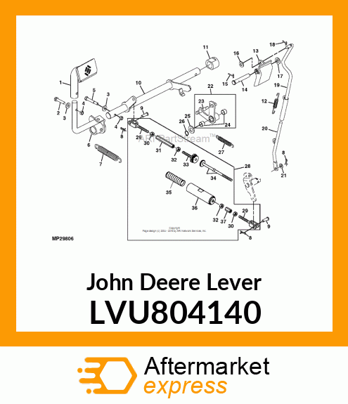 LEVER, PARKING LVU804140