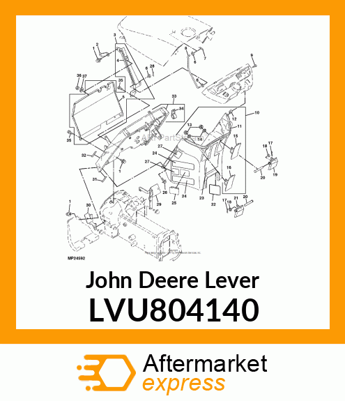 LEVER, PARKING LVU804140