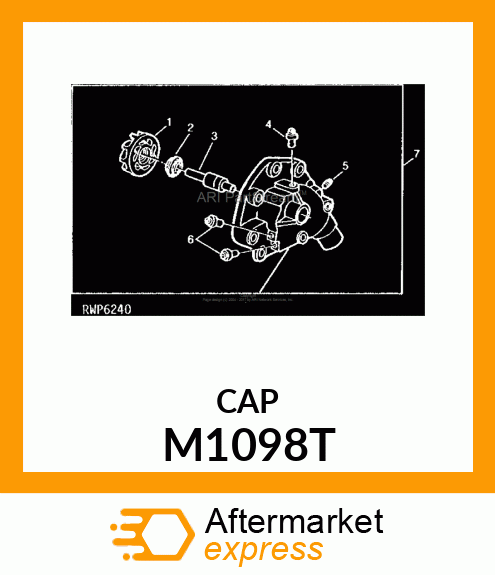 PLUG (WATER PUMP HOUSING) M1098T