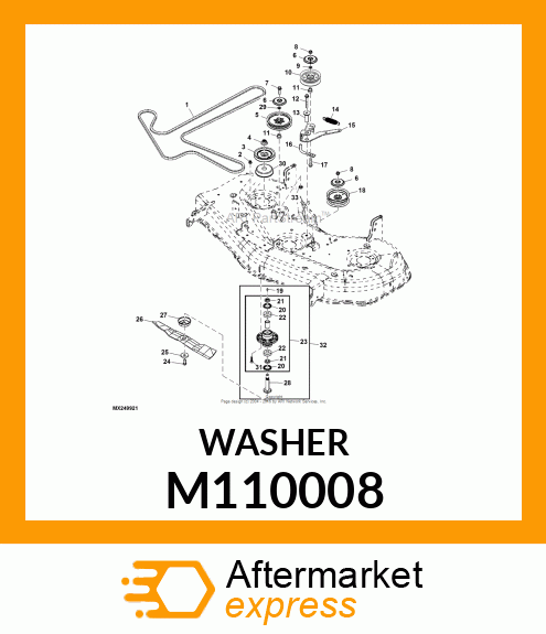 BUSHING, SEAL M110008