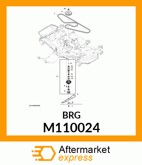 BALL BEARING, BEARING, BALL M110024