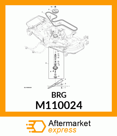 BALL BEARING, BEARING, BALL M110024