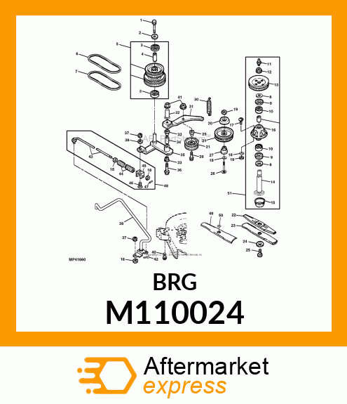 BALL BEARING, BEARING, BALL M110024