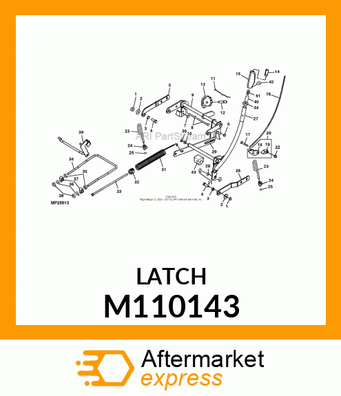 LATCH, LIFT M110143