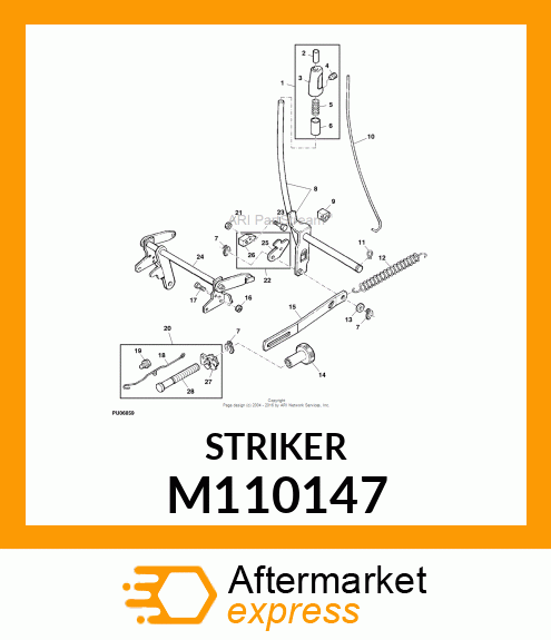 STRIKE, LATCH M110147