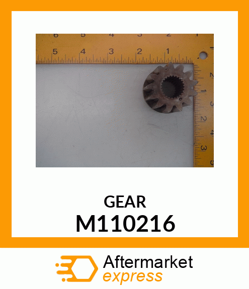 GEAR, STEERING PINION M110216