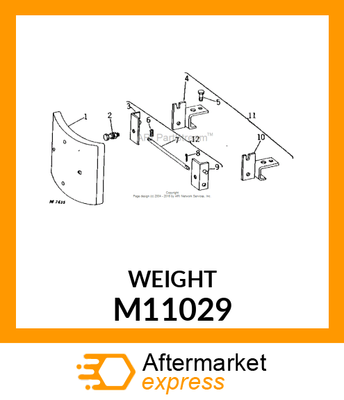 Weight - FRONT END WEIGHT M11029