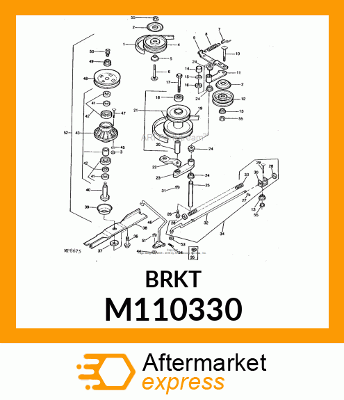 ARM, JACKSHEAVE TENSIONER M110330