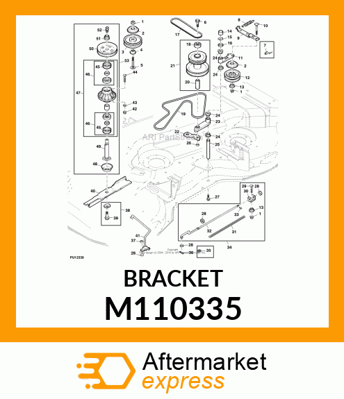 CLEVIS, BRACKET, TENSIONER M110335