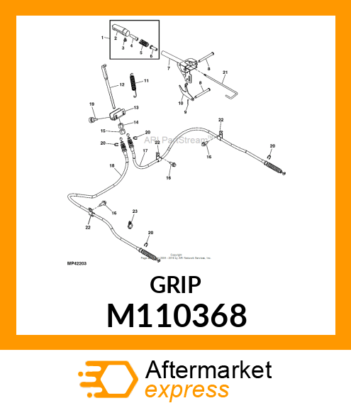 GRIP, LIFT HANDLE M110368