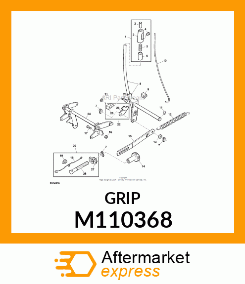 GRIP, LIFT HANDLE M110368